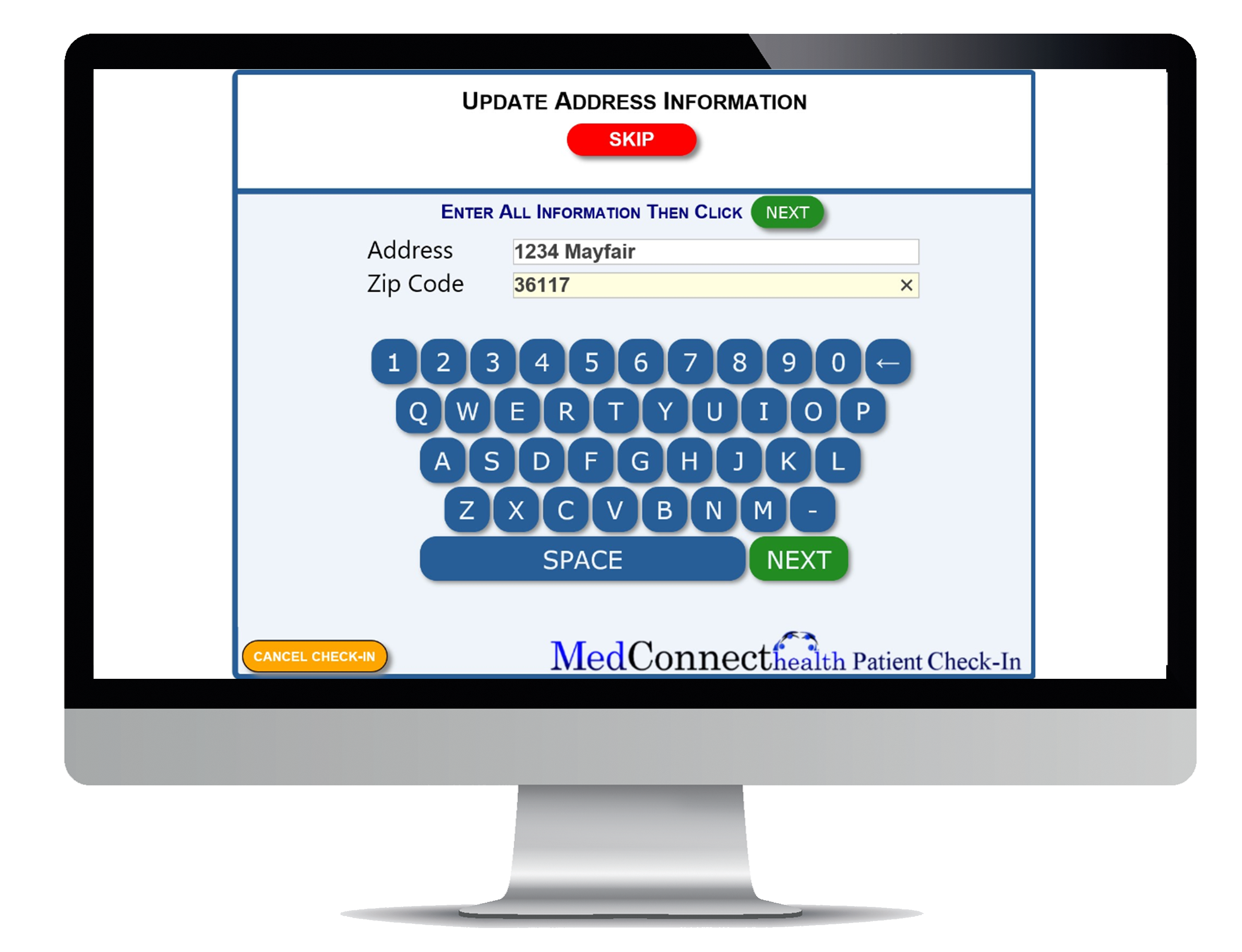 Update Address Patient Portal