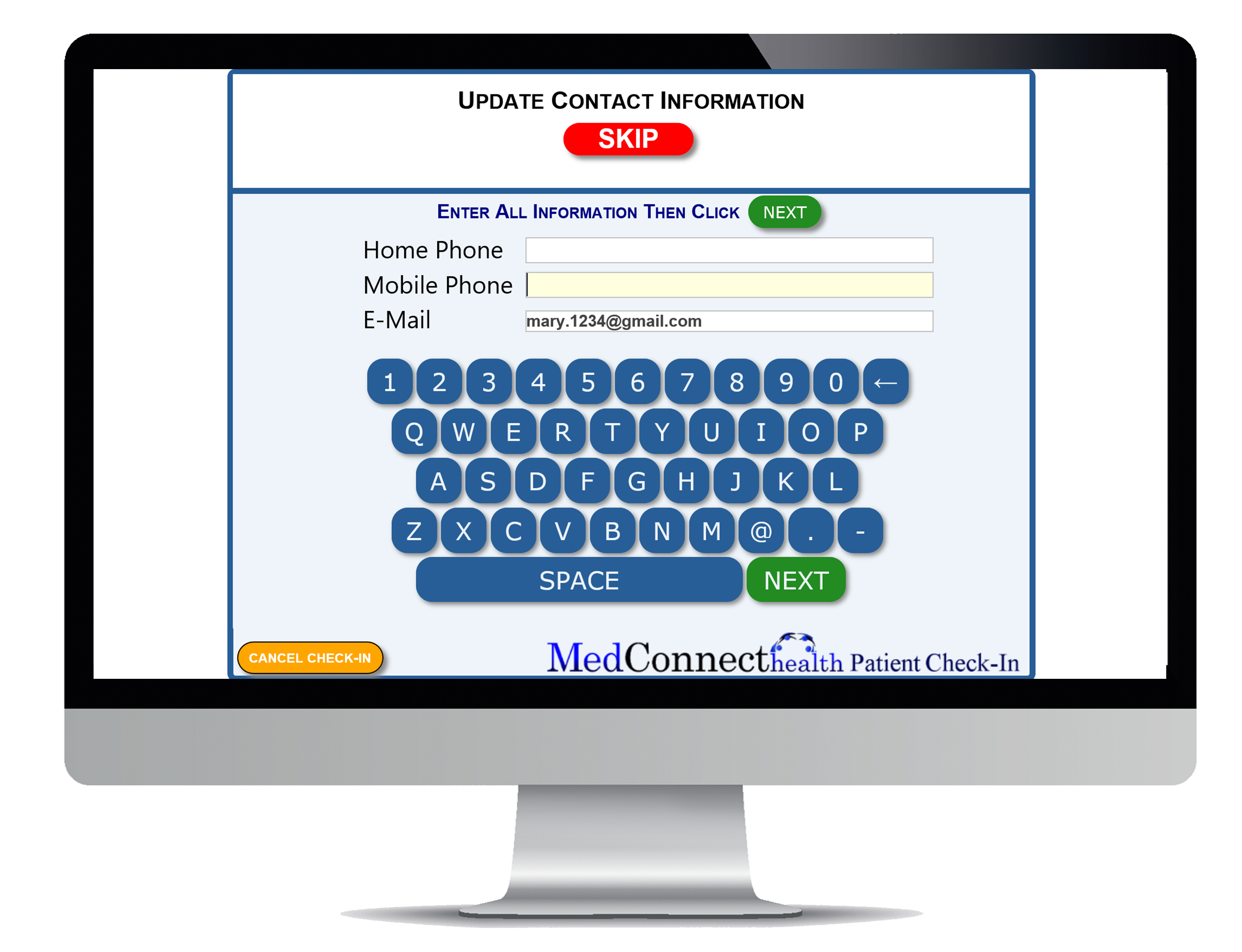 Update Contact Patient Portal